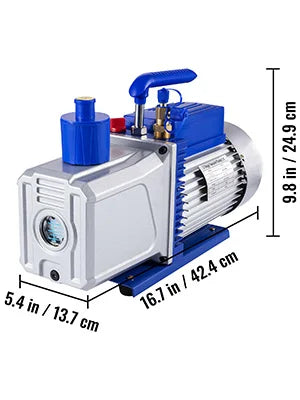 2 Stage Vacuum Pump 10 CFM 1 HP for HVAC and AC Refrigerant