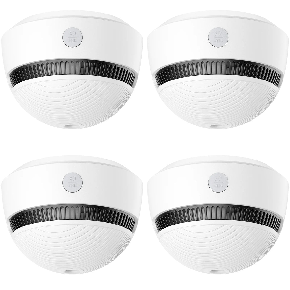 DC 3V Smoke Detector  85dB Self-check Function 10-Year Sensor Lifespan Battery Powered Smoke Alarm Hallway Garage Apartment Security