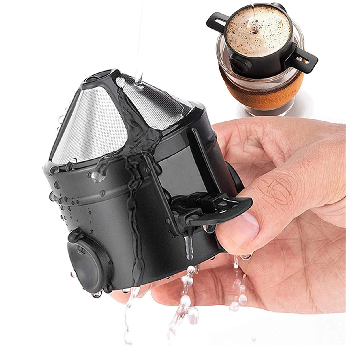 Portable Pour-Over Coffee Set with Mug