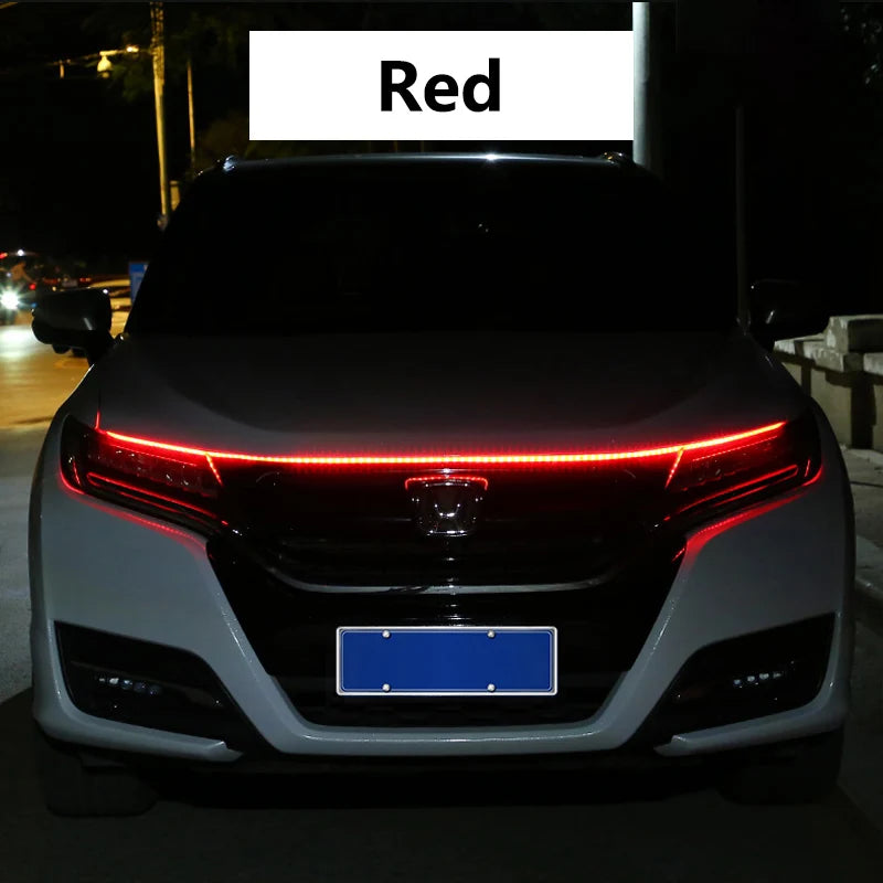 Bande lumineuse LED flexible 12V pour capot de voiture