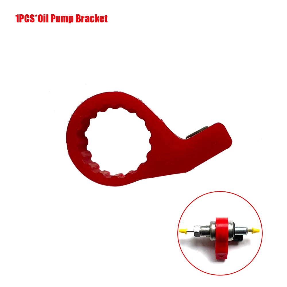 22ml 12V 24V Car Silent Fuel Pump +Bracket Air Heater Diesel Metal Car Heater Fuel Pump Air Parking Heater Accessories