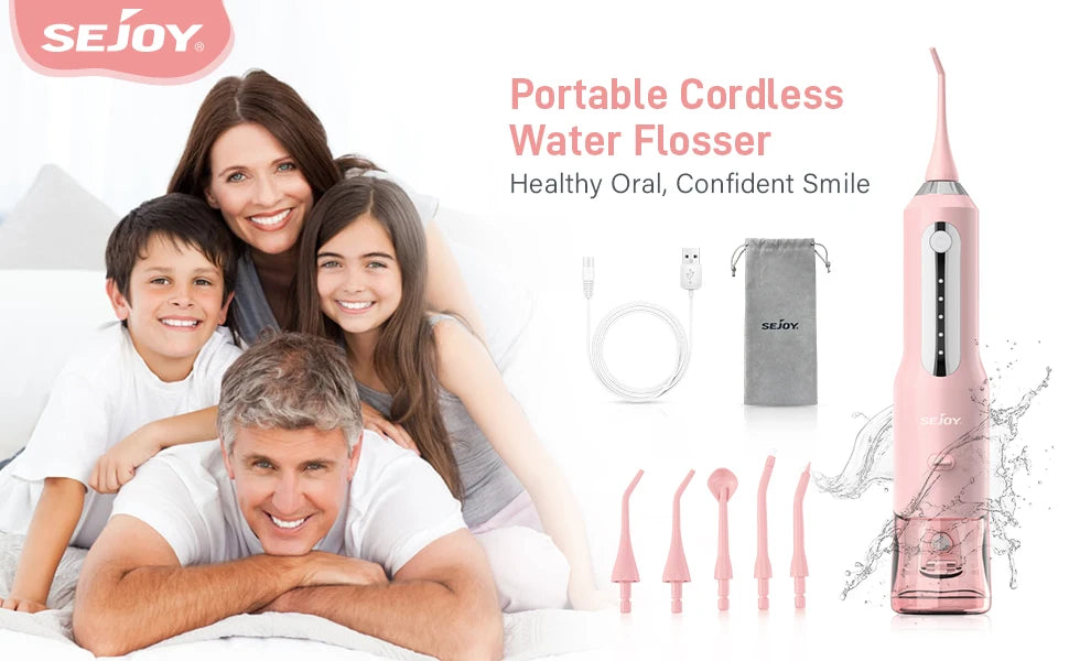 Cordless Electric Water Flosser for Powerful Everyday Oral Care