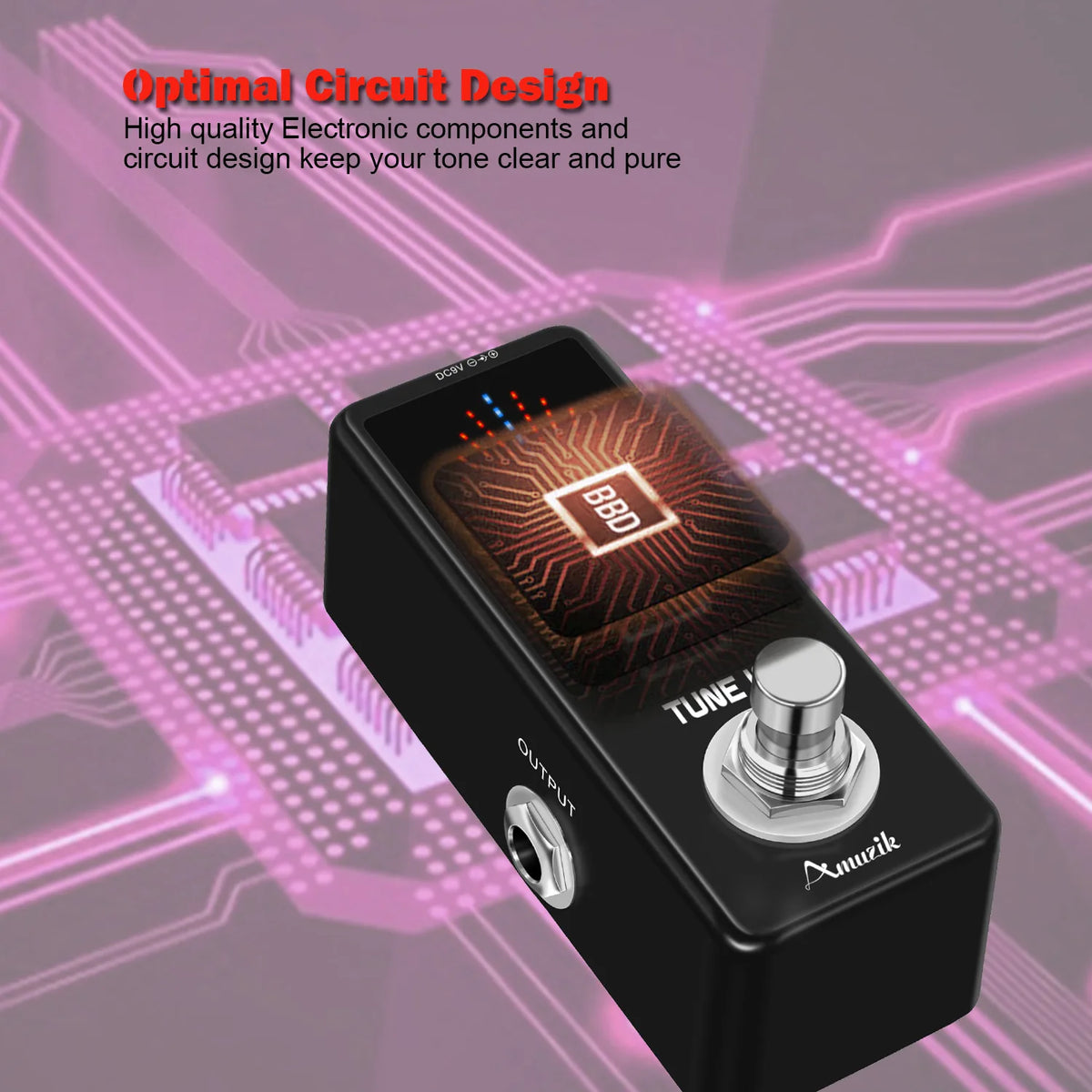 Chromatic Tuner Pedal and Power-Accessory Options