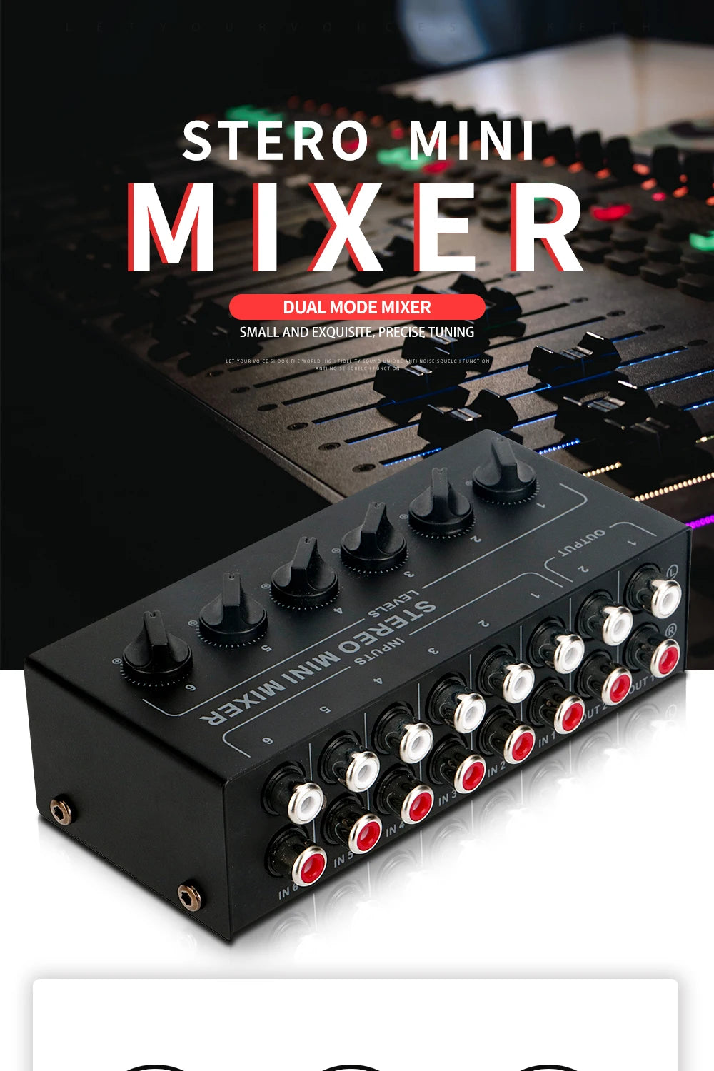 Misceur audio passivo CX600