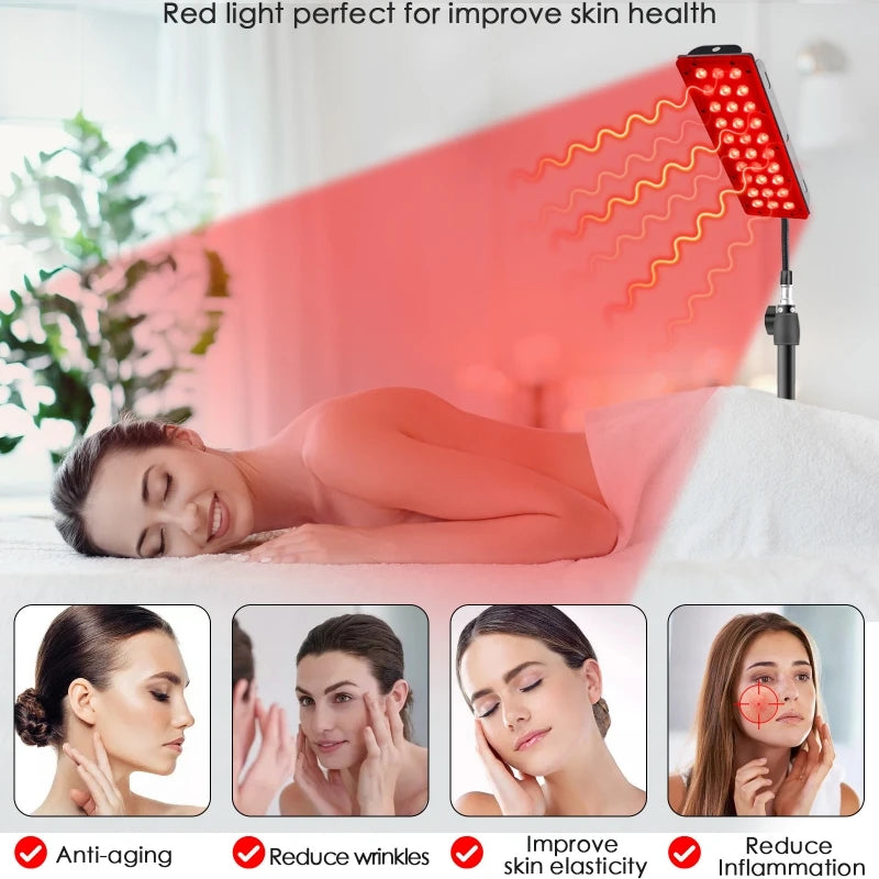 LED Red Light Healthcare Lamp For Full Body Face Near Infrared Light sauna for Joint Muscle Relieve Beauty Health Gadget 