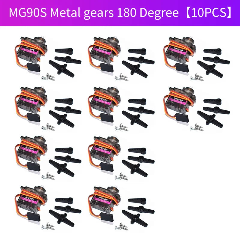 SG90 / MG90S Micro Servo Motor Packs
