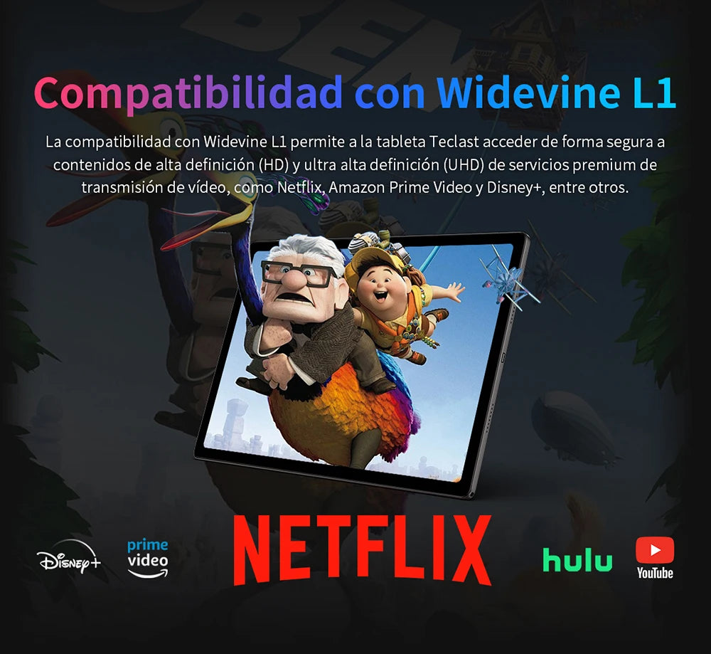 Teclast T60 12" Tablet Οθόνη 2K Android 14 T620 8-πύρηνος Μέγιστη 20GB RAM 256GB ROM 4G LTE τύπος C 8000mAh Γρήγορη Φόρτιση Widevine L1