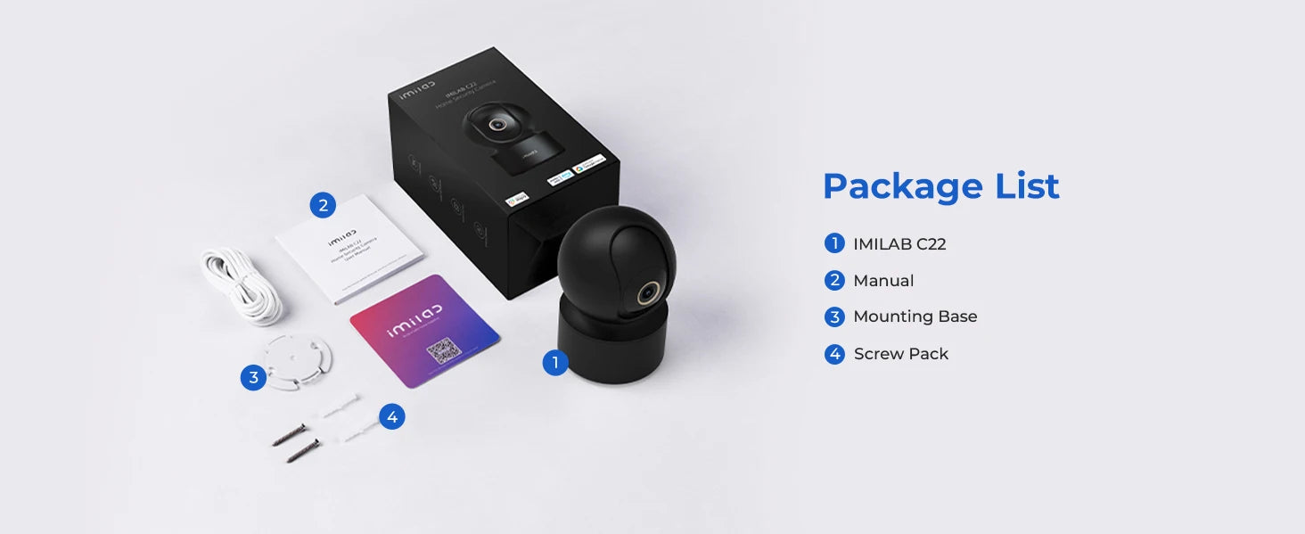 IMILAB C22 3K WiFi Indoor Security Camera with AI Detection