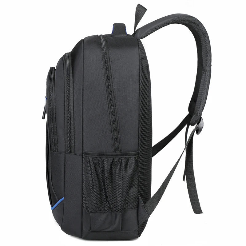 Mochila de viagem em tecido Oxford com compartimento para portátil