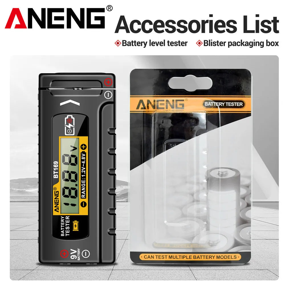 ANENG BT169 digital batteritestare