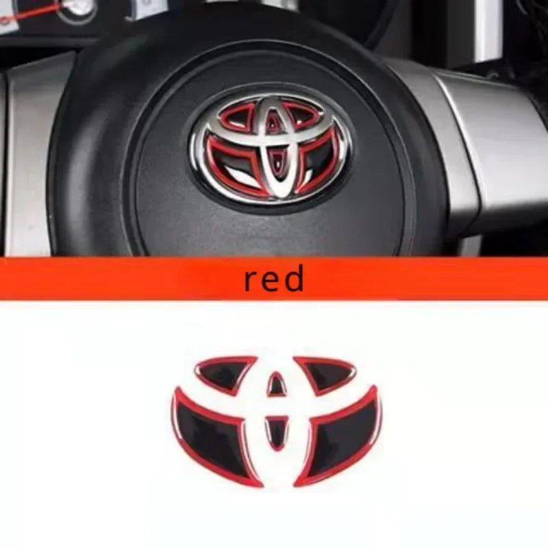 Carbon Fiber Trims Car Steering Wheel Inner Sticker For Toyota Prius Corolla Rav4 Yaris Verso Camry Interior Decals Accessories