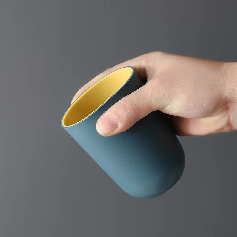 Plastic Toothbrush Cup, Single Holder