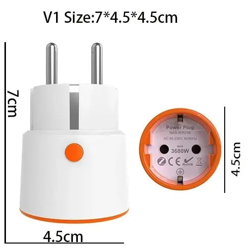 EU Zigbee Smart Plug with Energy Monitoring