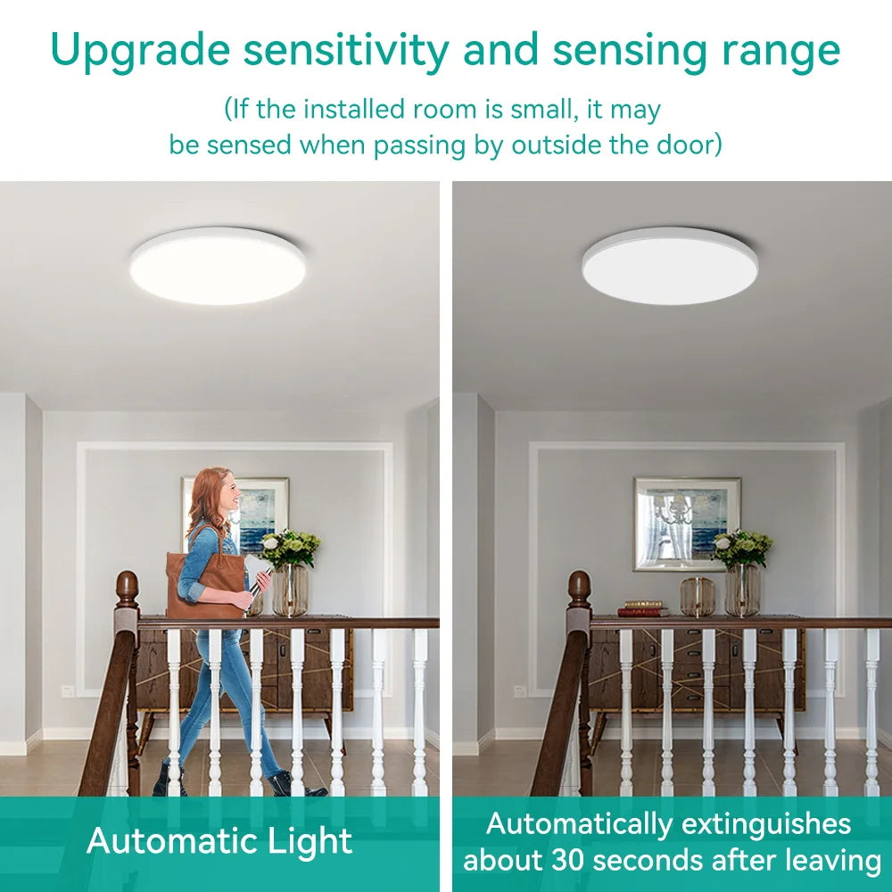 Motion-Sensor LED Ceiling Light