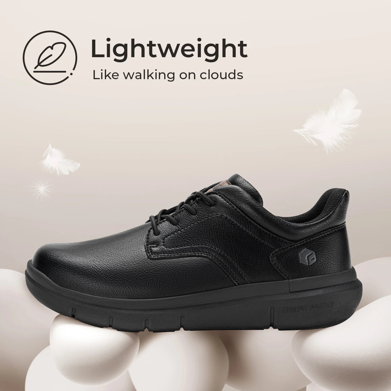 Men's Wide Width Slip-On Casual Shoes with Arch Support