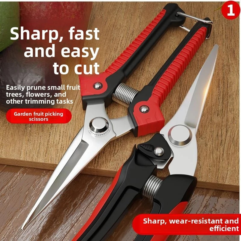 Garden Fruit-Picking & Pruning Scissors