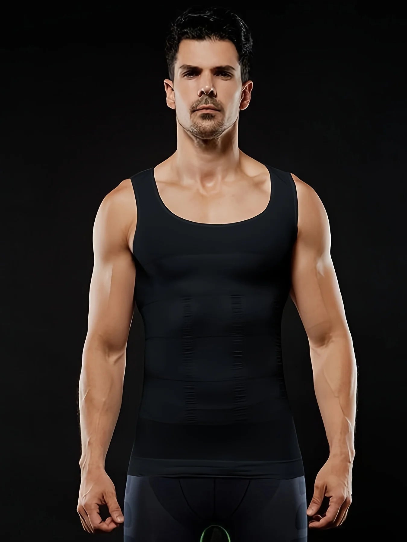 Men's Compression Body Shaper Tank Top, Slimming Vest 