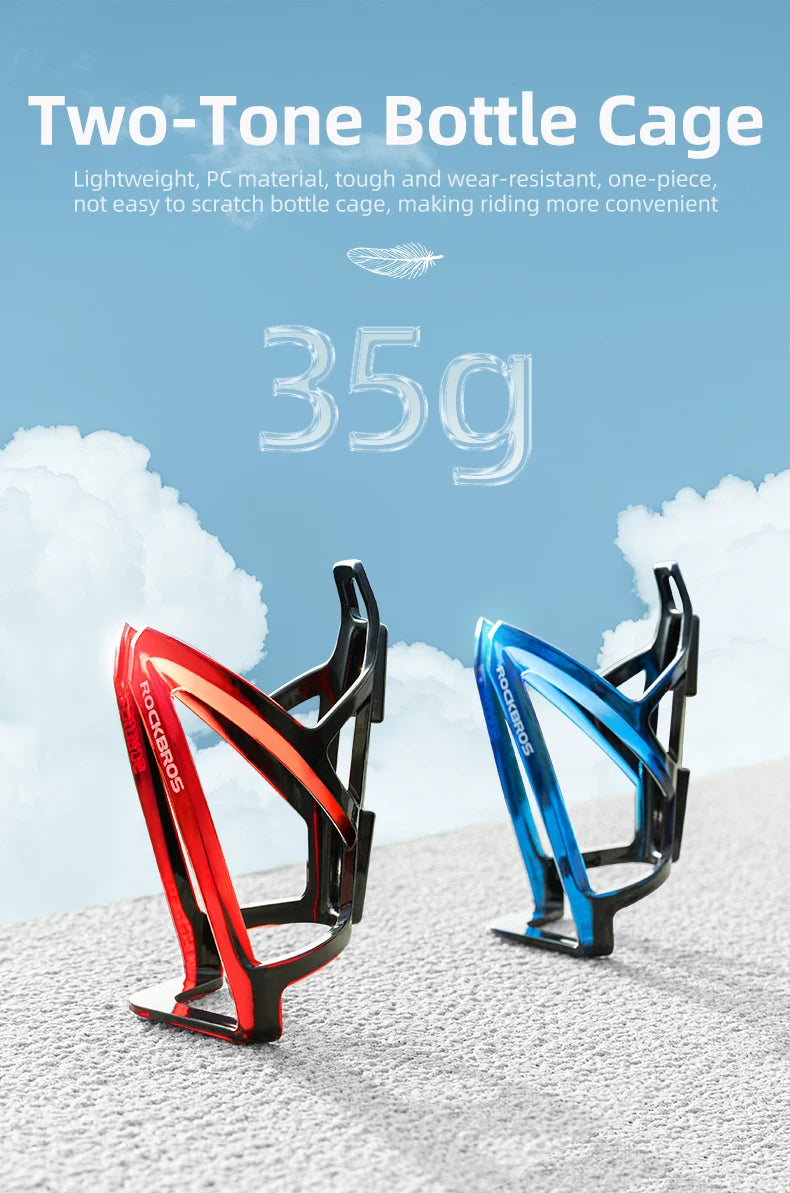 Lightweight Bike Bottle Cage 35g PC Holder for MTB & Road Bikes