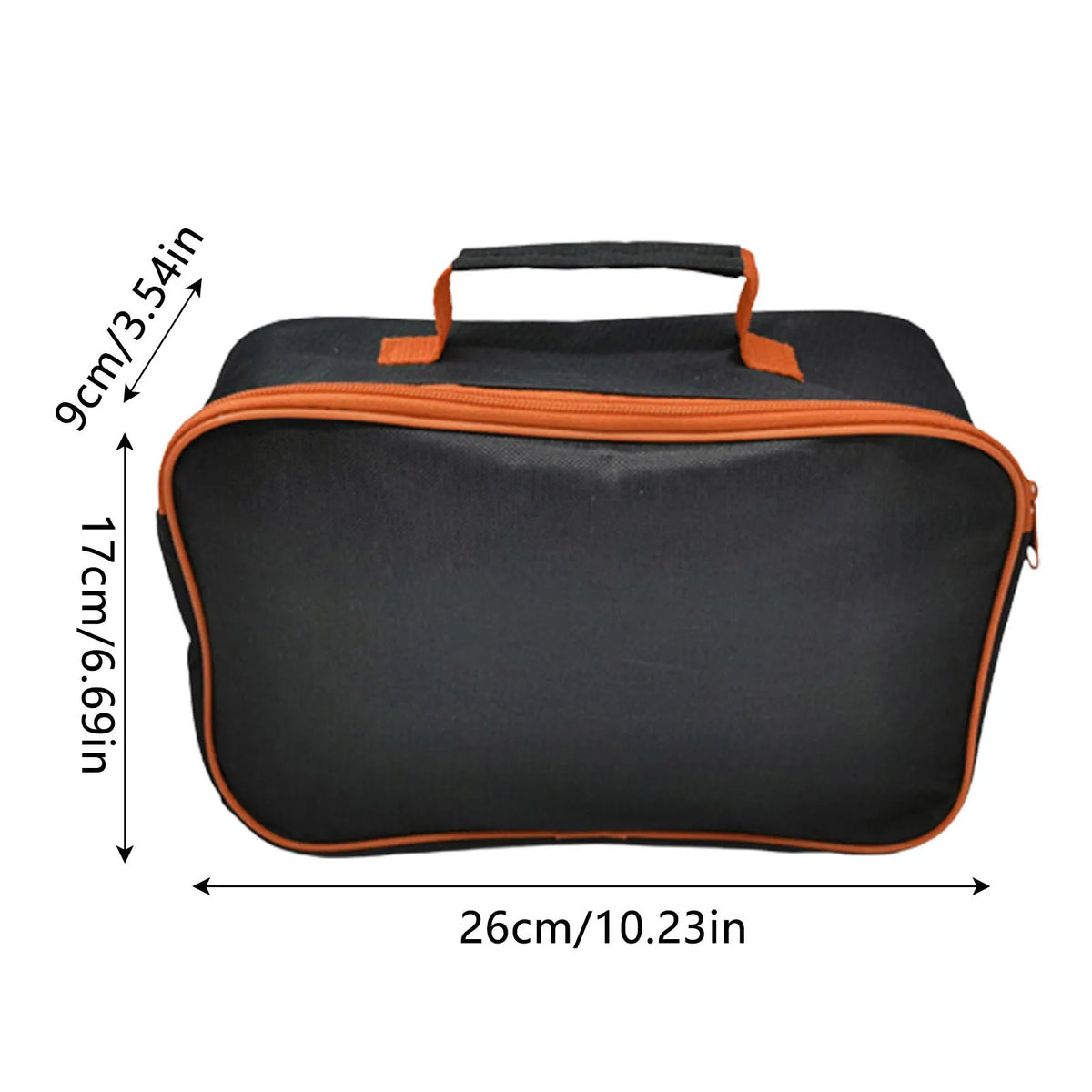 Compact Fabric Tool Bag, Orange or Red