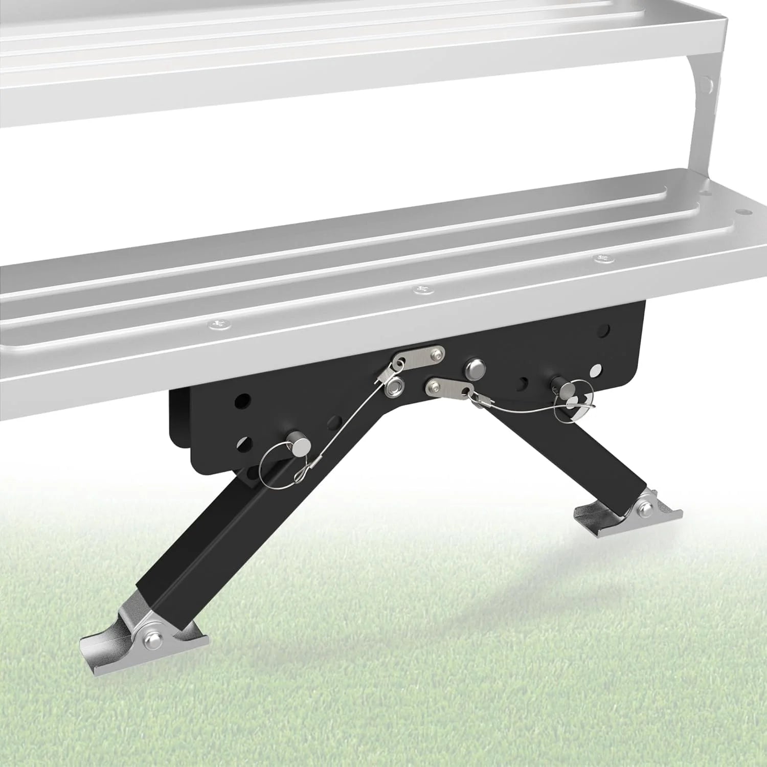 Heavy Duty RV Entry Step Stabilizer Foldable Ground Support Jacks Easy To Install Campers Step Jack Camping Car Accessory