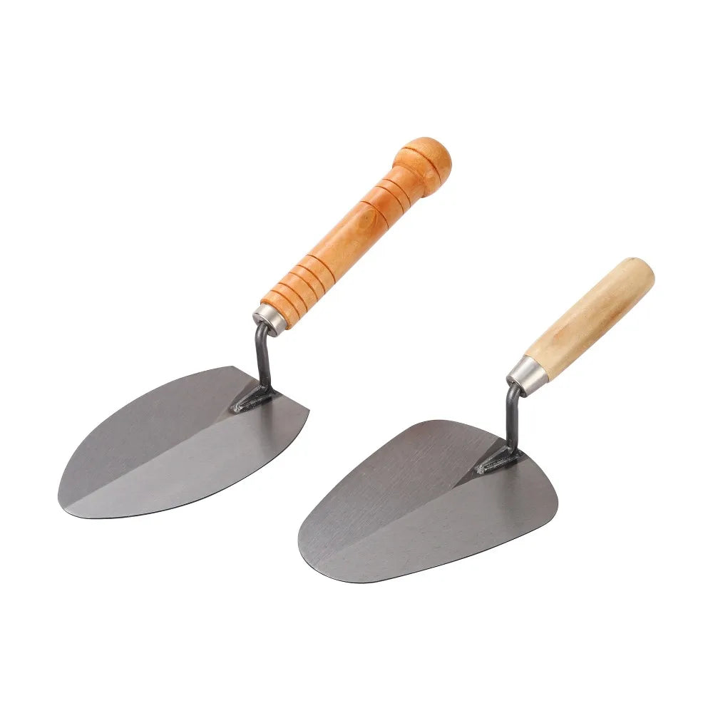 Carbon Steel Masonry Trowel with Wooden Handle
