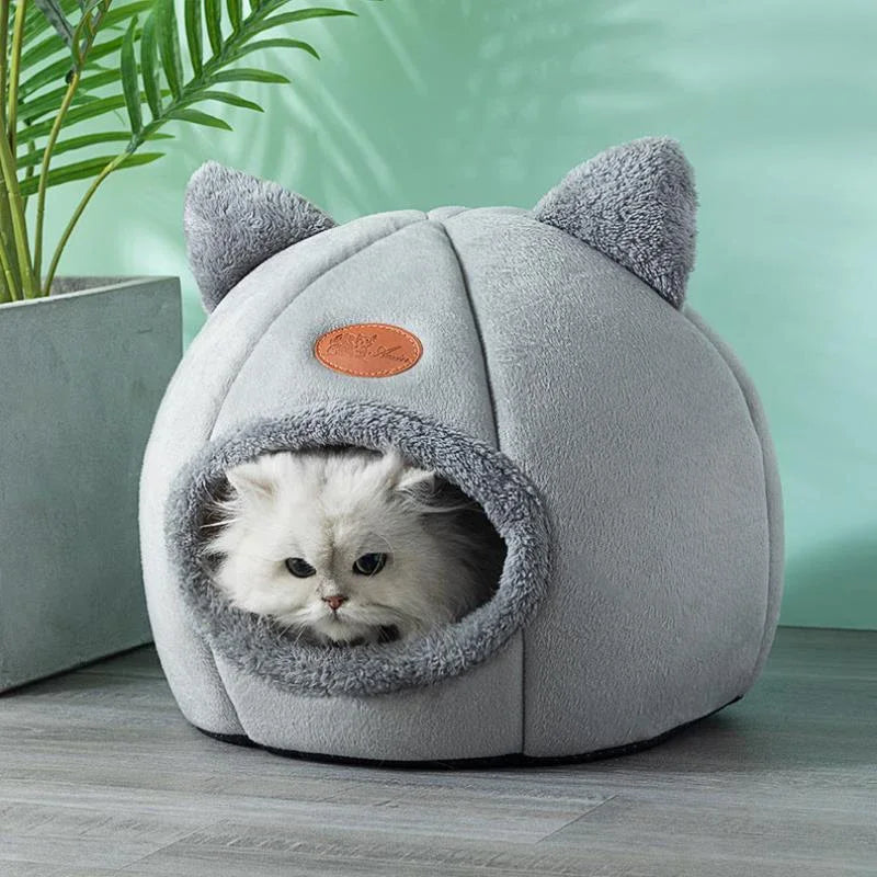 New Deep Sleep Comfort In Winter Cat Bed Iittle Mat Basket Small Dog House Products Pets Tent Cozy Cave Nest Indoor Cama Gato 
