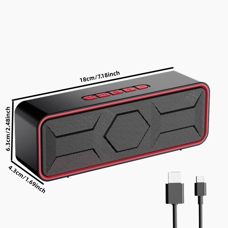 SC215 Bluetooth Speaker with FM, USB and AUX