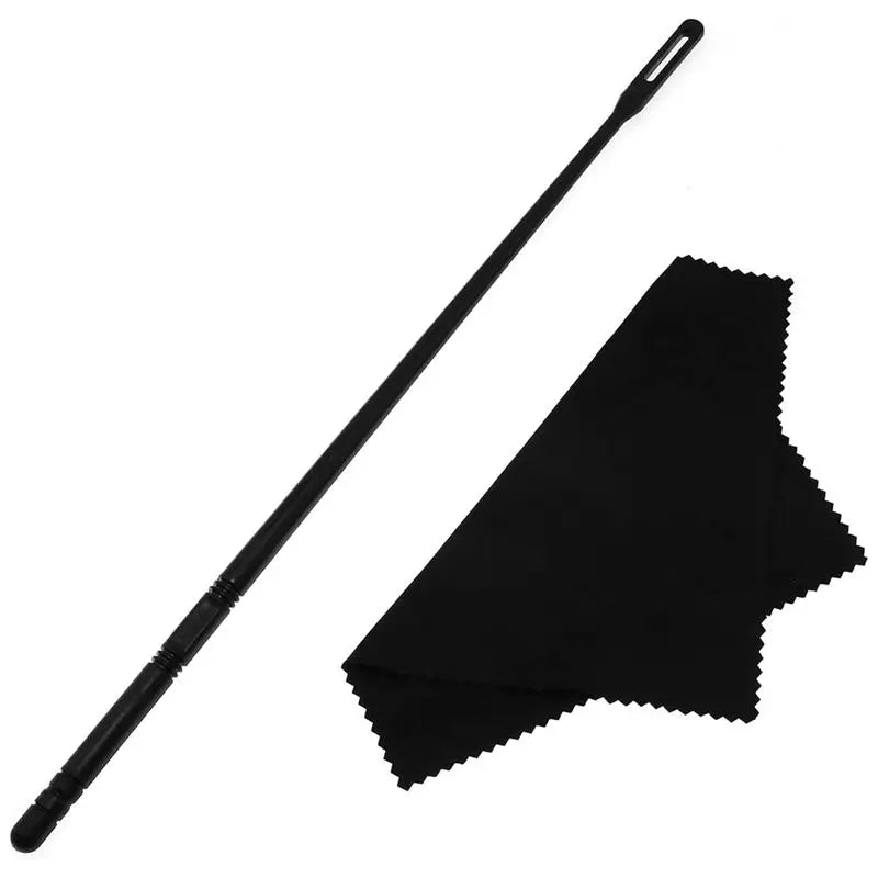  Vara de limpeza de flauta com 3 tecidos