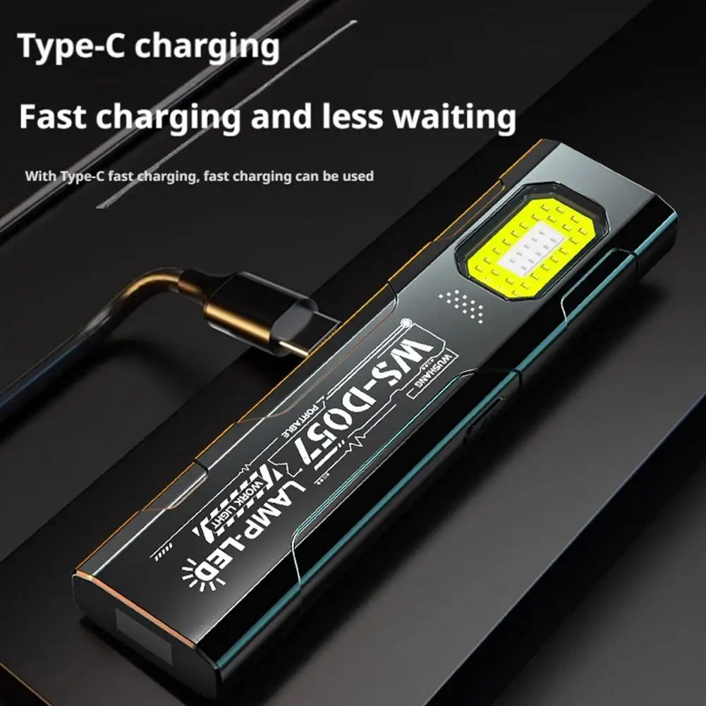 USB-C Rechargeable Hat-Clip Work Light