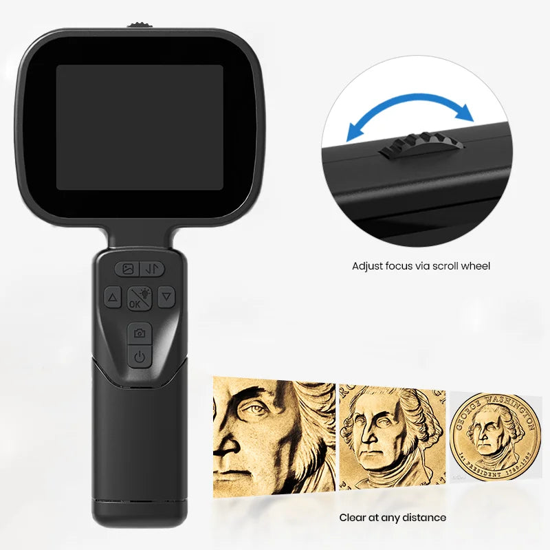 Handheld Digital Microscope with IPS Screen