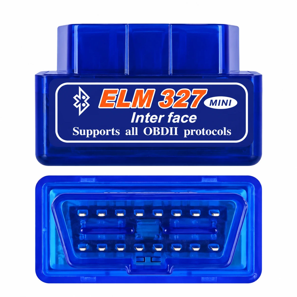 ELM327 Bluetooth OBD2-foutcodescanner, blauw