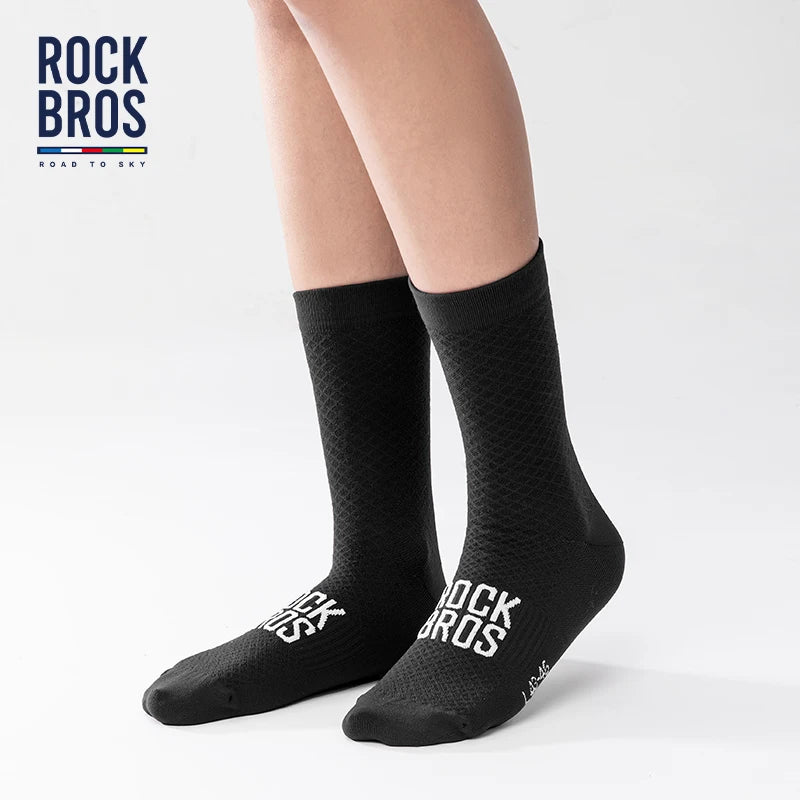Breathable Cycling Socks with Elastic Support for Road & MTB