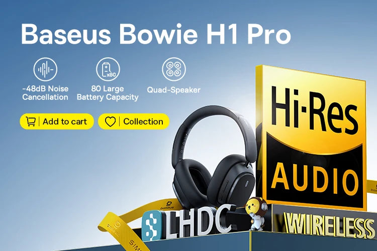 Auriculares con cable Baseus Encok CZ20/HZ20 con audio de alta resolución y micrófono