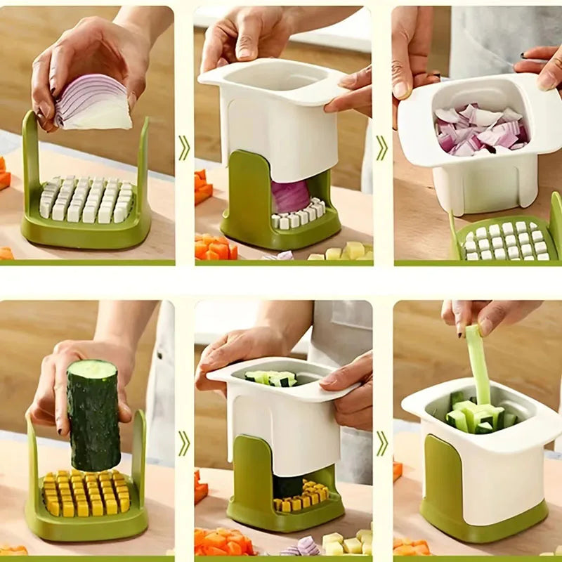 Multifunctional Vegetable Chopper, Onion Dicer & Fries Cutter