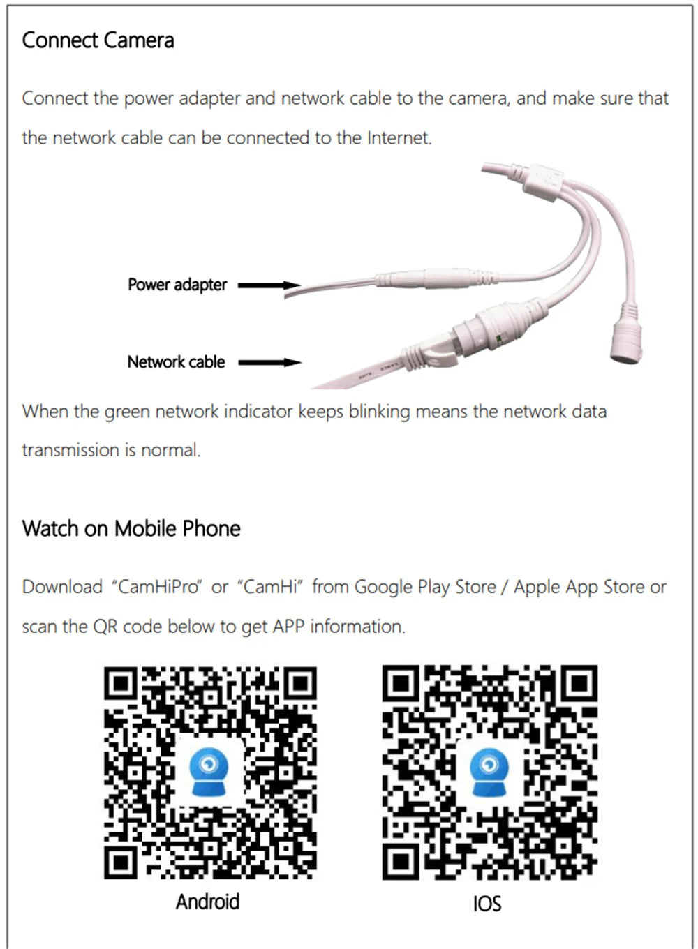 3G 4G 5MP IP Camera with SIM Connectivity and Night Vision