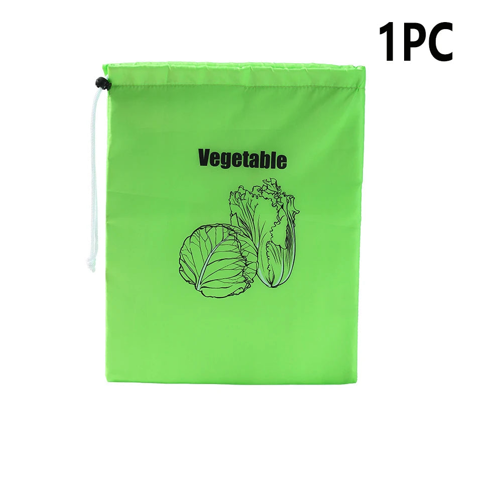1/2/3/5Pcs Durable Yellow Banana Storage Bags Insulated Fruit Vegetable Fresh-keep Bundle Pocket Drawstring Banana Preserve Bag 