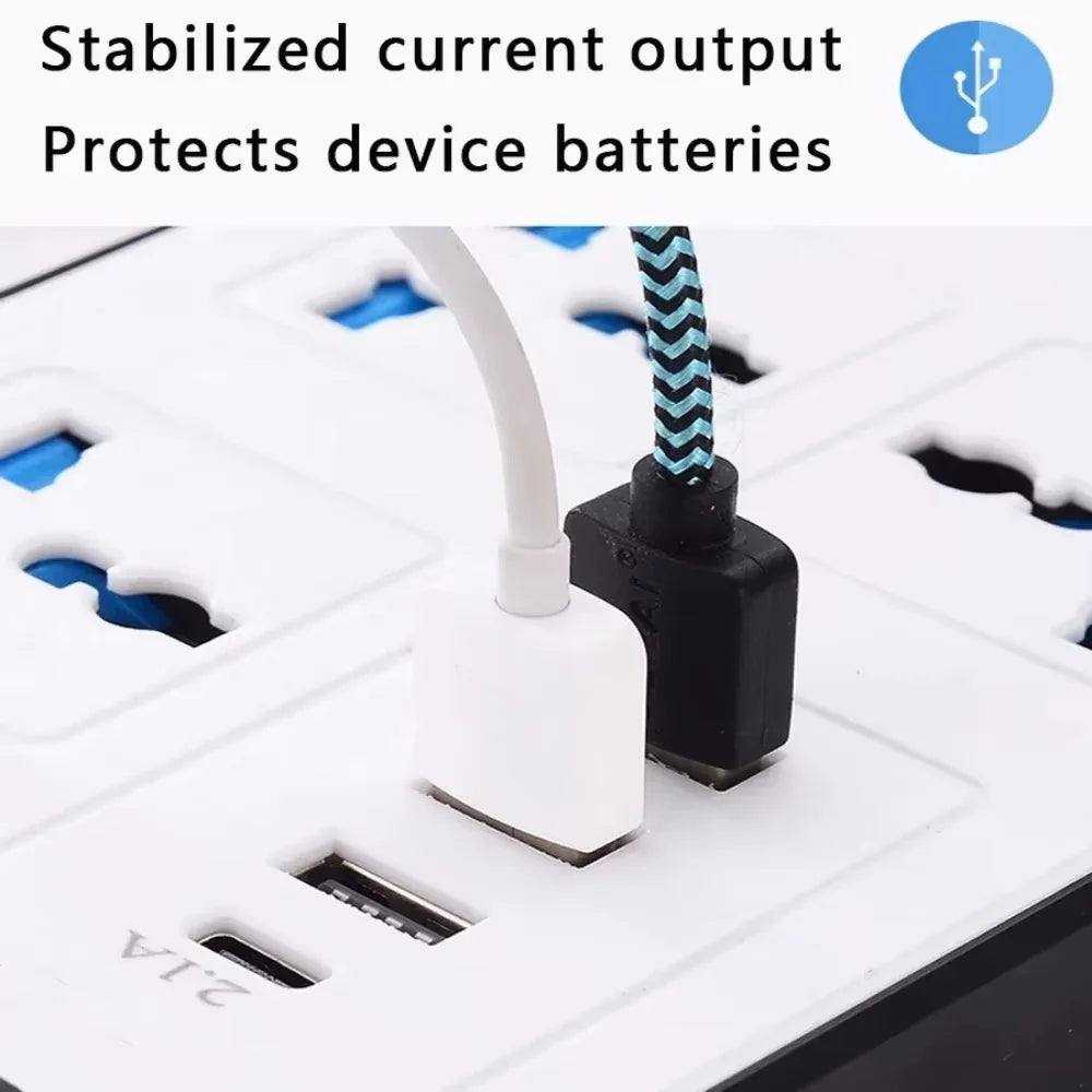 Extensão elétrica com USB e USB-C