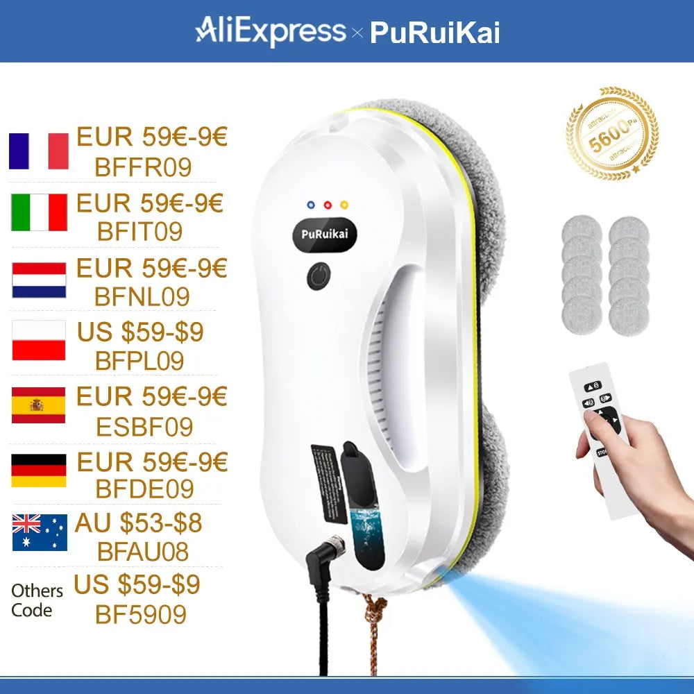 Automatic Window Cleaning Robot with Smart Water Spray