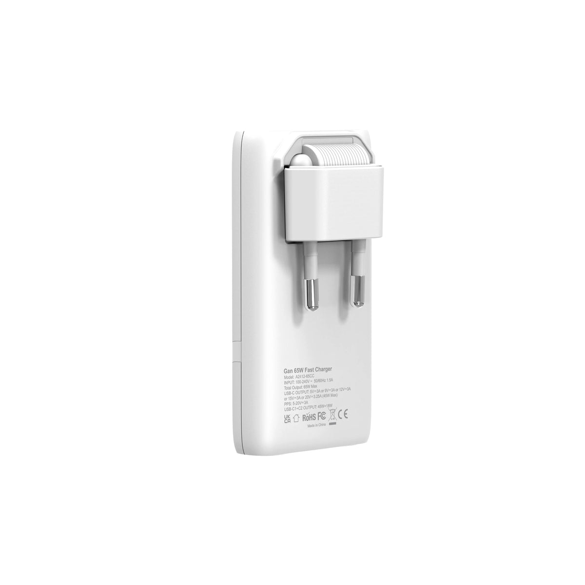 Dvostruki USB-C GaN punjač od 65 W i opcije kabela