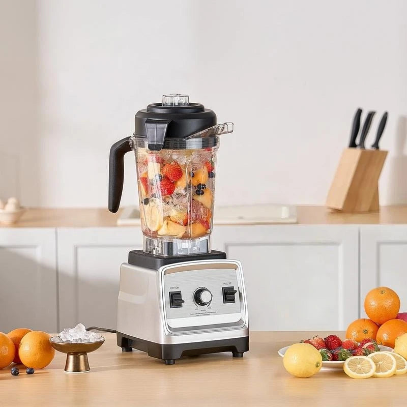Liquidificador para Smoothies, 85 oz 1400W, Liquidificador Profissional com Motor Potente, Liquidificador Multifuncional para Processamento de Alimentos para Smoothie/Milkshake/Sumo, Adequado para Cozinha