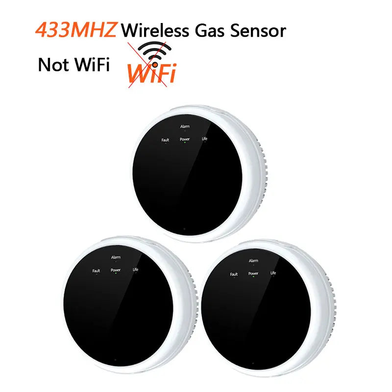 GS20 Wireless Combustible-Gas Alarm, 433 MHz