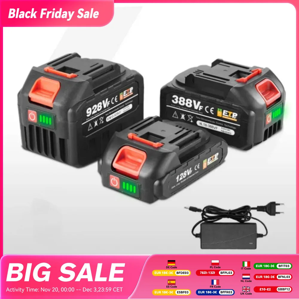 18–20V Rechargeable Lithium Ion Battery for Power Tools