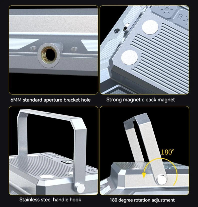 LED Camping Tent Light Rechargeable Searchlight High Power Outdoor Emergency Lighting Waterproof Portable Hanging Night Lamps 