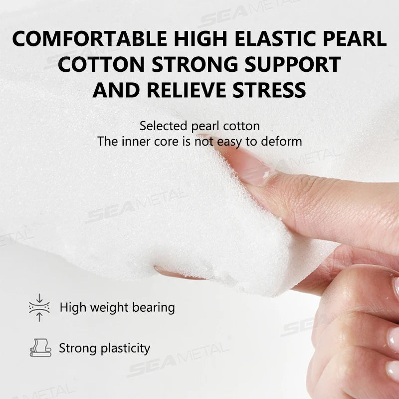 SEAMETAL 12 in 1 Car Arm Rest Cushion Multi-Pocket Center Console Cushion with Cup Holder/Tissue Holder Car Elbow Support Pad