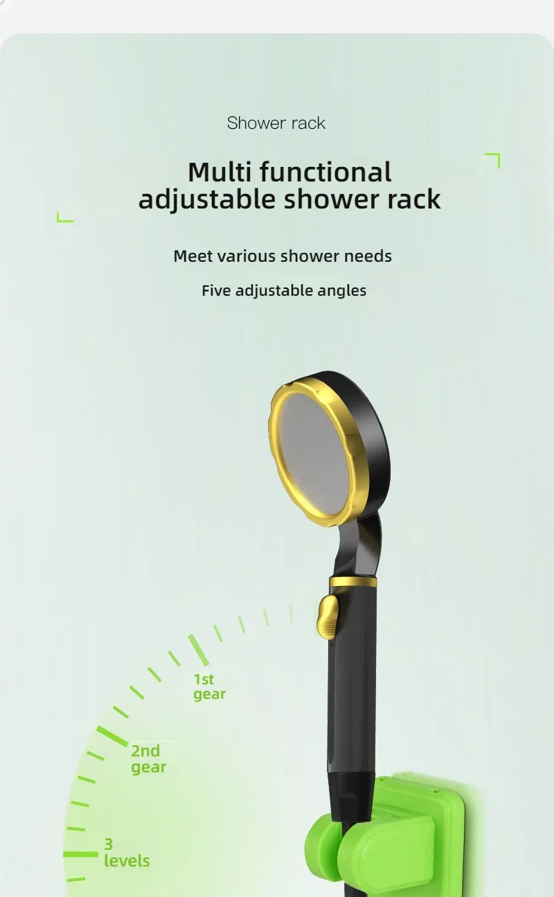 Portable Camping Shower 6000mAh Rechargeable Electric Pump with LED Display