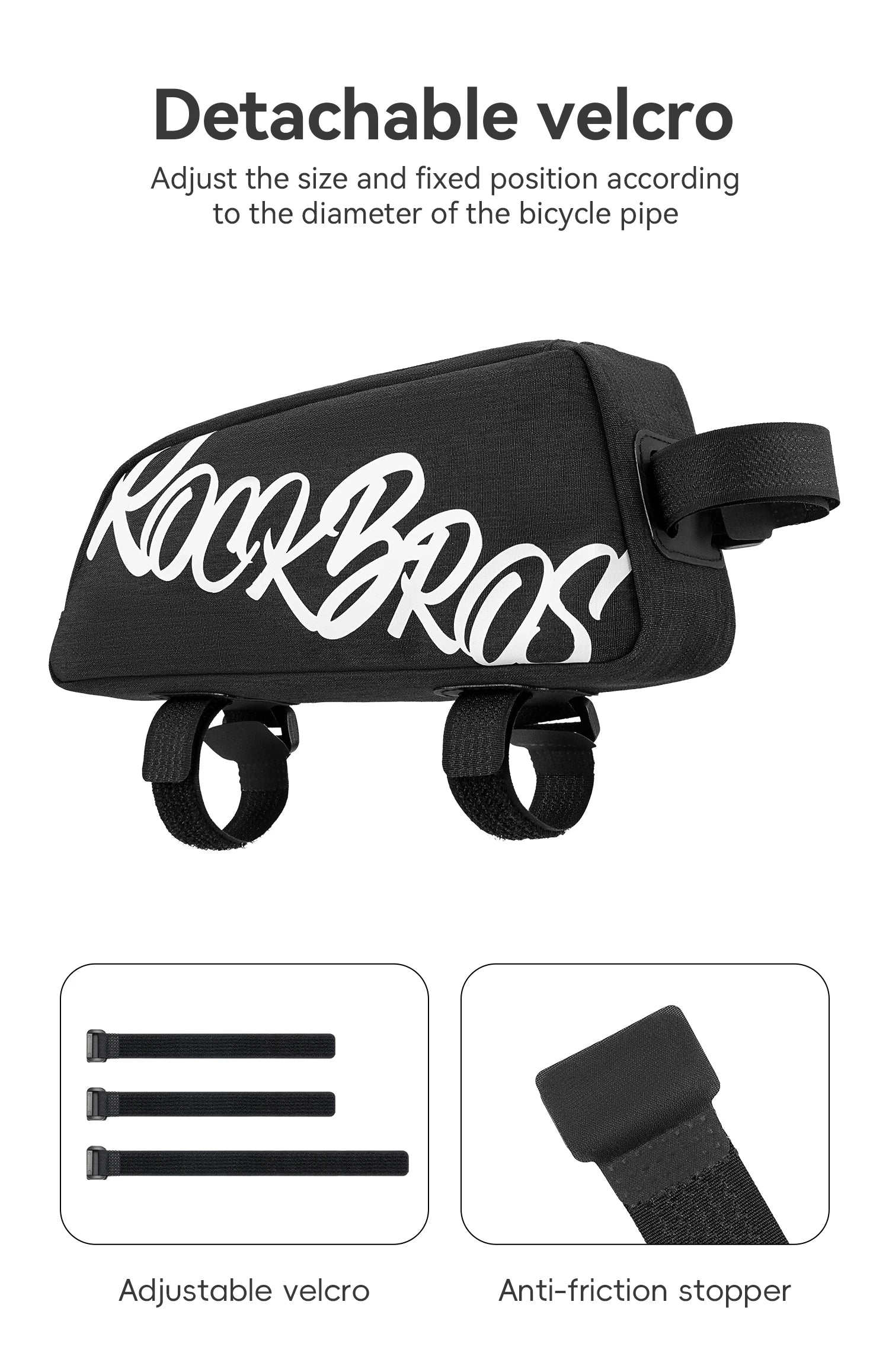 Bike Top Tube Bag 0.8L Rainproof Frame Pack