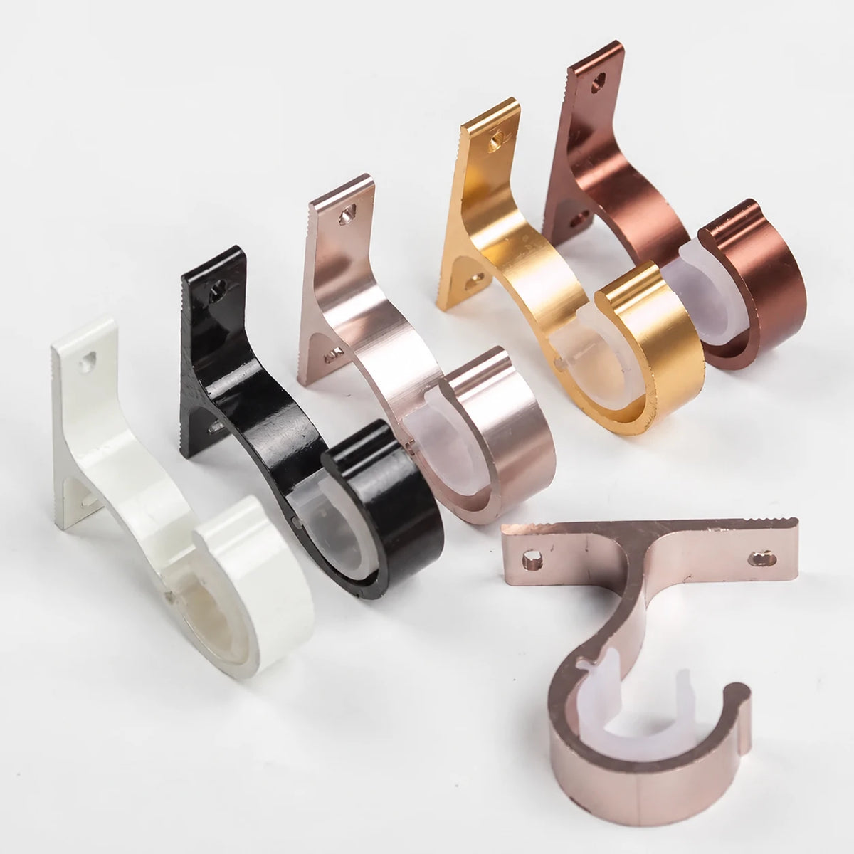 Aluminium Curtain Rod Support Bracket
