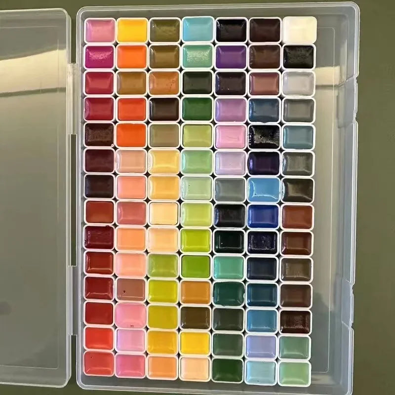 Artists' Professional Granulating Watercolor Set – 48 Colors