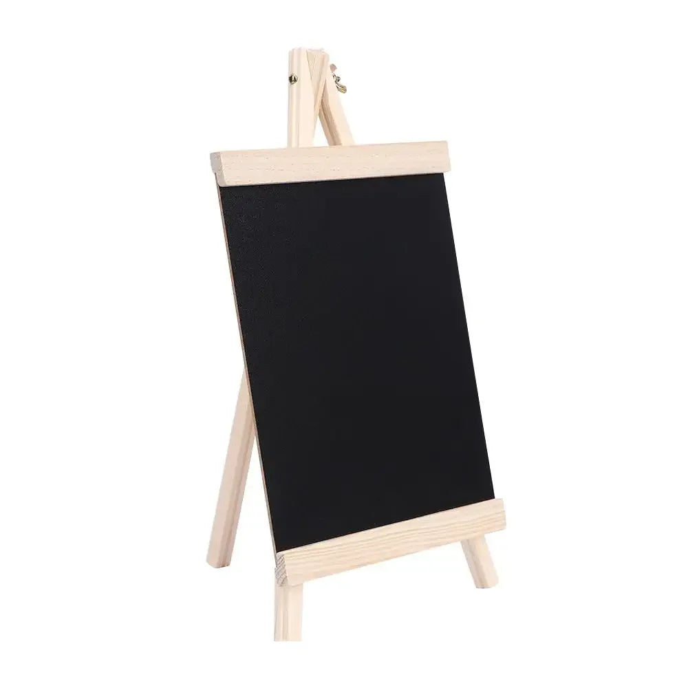 Wood-Framed Desktop Chalkboard Easel, S–L