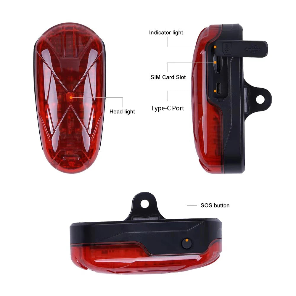 4G Bicycle GPS Tracker TK906 with Real-Time Tracking & Long Standby